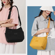 Multi Pocket Roomy Women Purse Handbags Solid Color Casual Crossbody Shoulder Bag