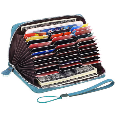 RFID Genuine Leather Card Wallet