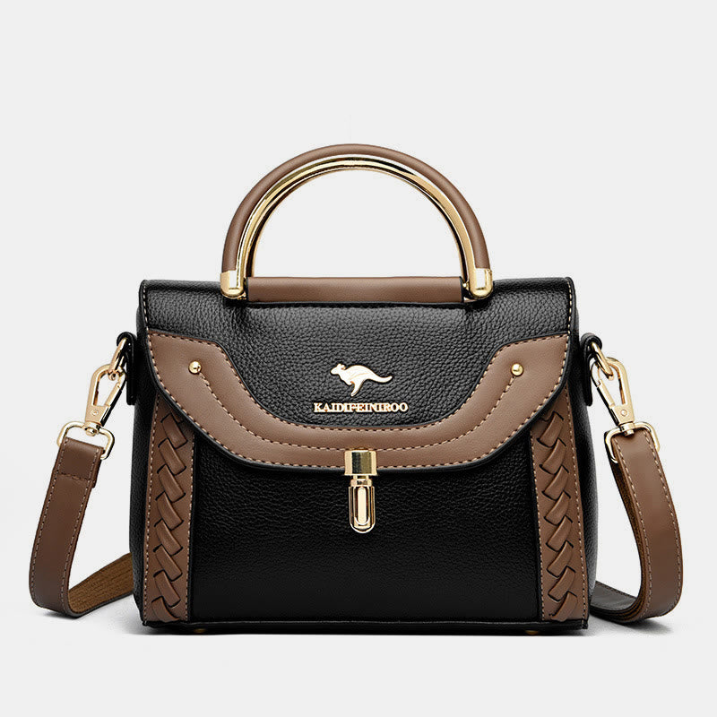 Limited Stock: Women Buckle Leather Square Crossbody Bag