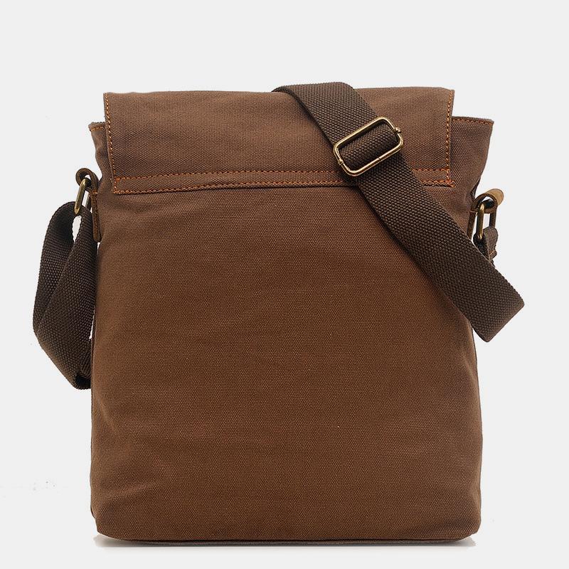 <Shipped within 24 hours> Large Capacity Retro Canvas Crossbody Bag