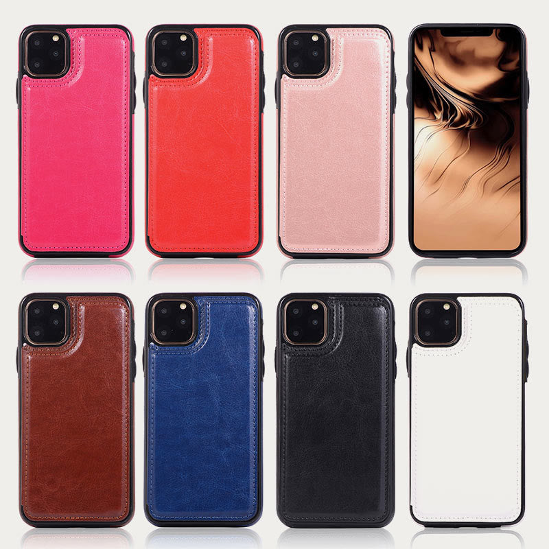 Phone Case For iPhone 13/14 Samsung S22/S20 Magnetic Wallet Case