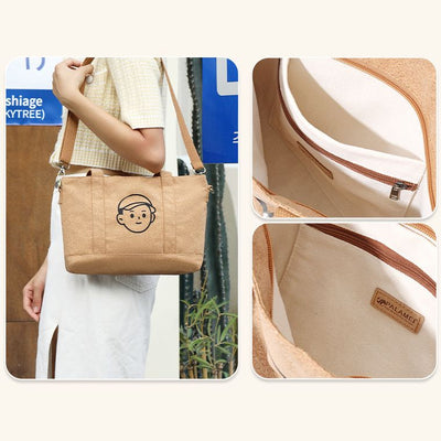 Portable Tote For Women Palamei Eco-Friendly Cork Bag Crossbody Bag