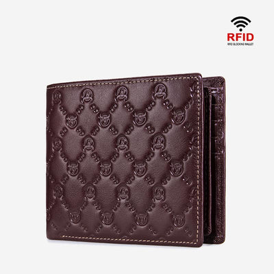 RFID Multi-slot Embossing Card Holder Elegant Wallet