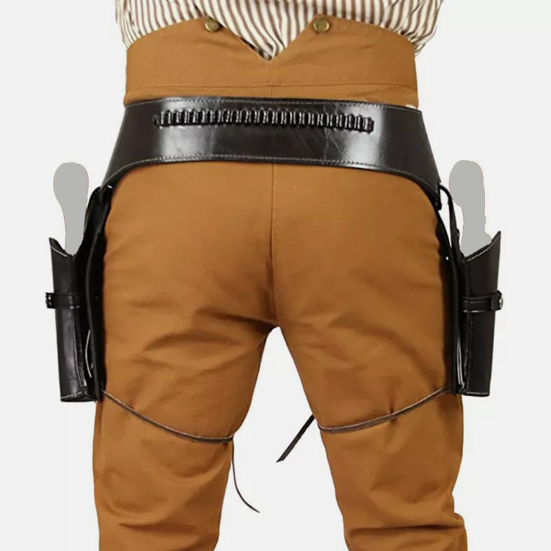 <Shipped within 24 hours> Medieval Leather Waist Holster Belt Holster