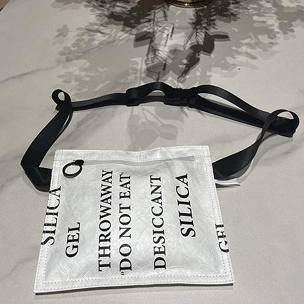 Eco Friendly Waterproof Paper Purse Creative Desiccant Shape Crossbody Bag