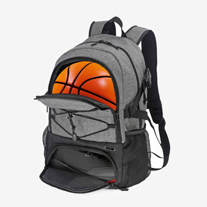 Basketball Backpack For Outdoor Training Shoe Compartment Sports Bag