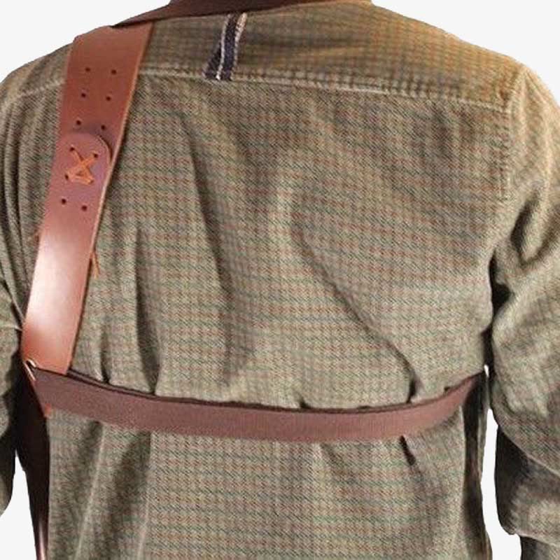 Medieval Leather Shoulder Holster For Men Underarm Armpit Bag