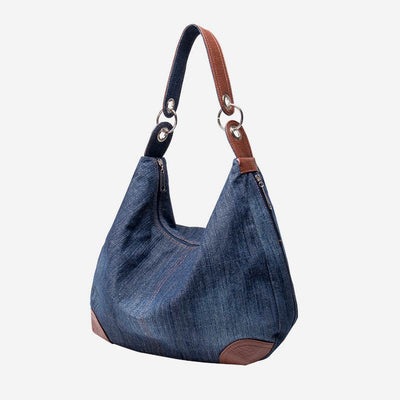 Multifunctional Classic Denim Tote Hobo Shoulder Crossbody Bag