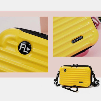 <Shipped within 24 hours> High Capacity Mini Suitcase Crossbody Bag