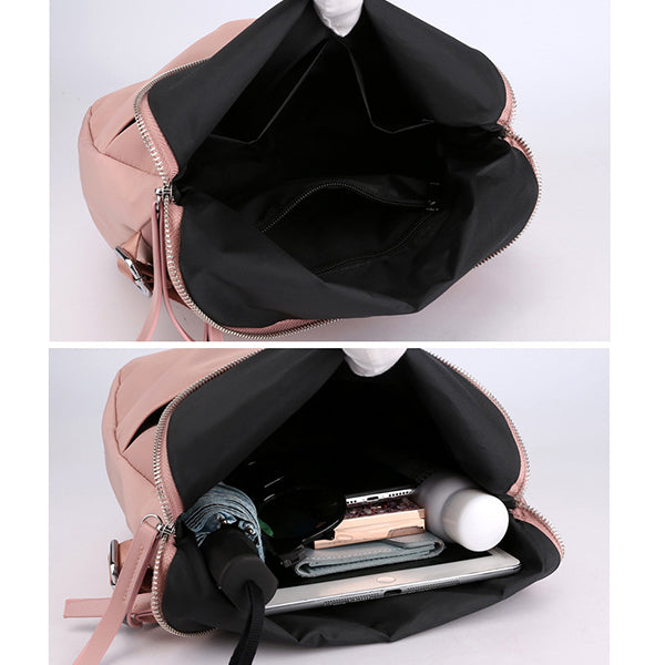 Solid Color Waterproof Casual Crossbody Bag