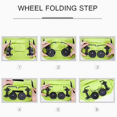 <Shipped within 24 hours> Expandable Foldable Trolley Bag