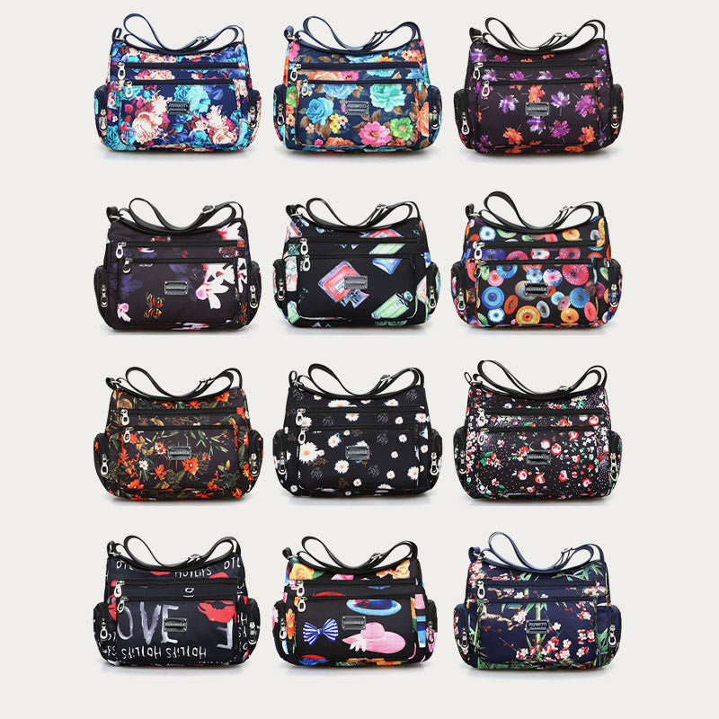 Crossbody Bag Multiple Colorful Printing Styles For Women Travel