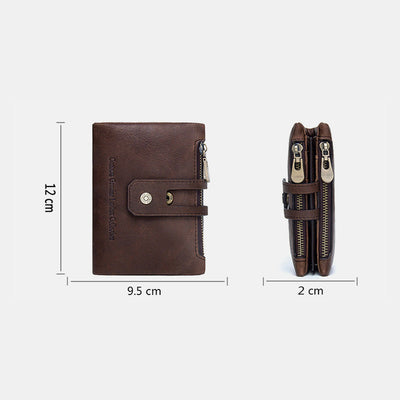 Genuine Leather Casual Vintage Wallet