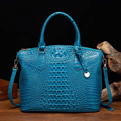 Tote For Women Daily Use Retro Crocodile Crossbody Bag