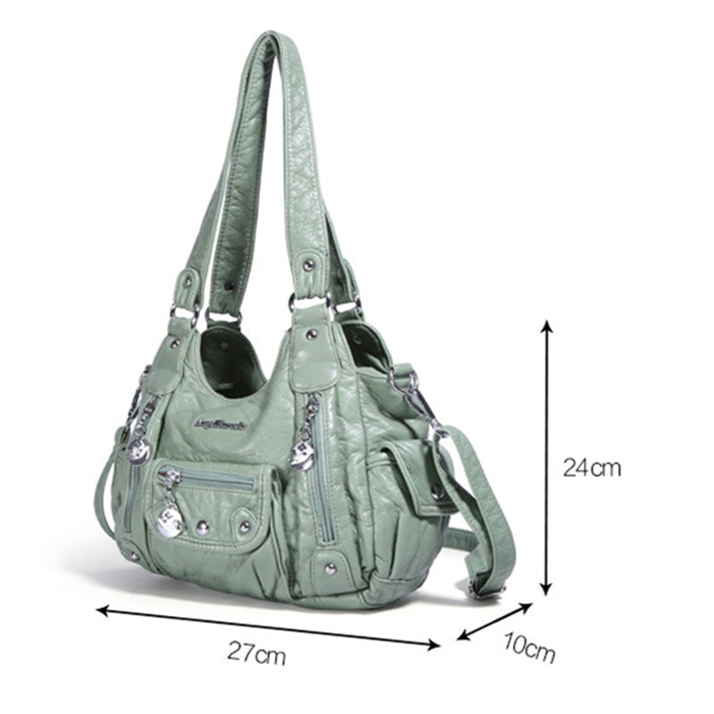 Multi-Pocket Travel Messenger Shoulder Bag