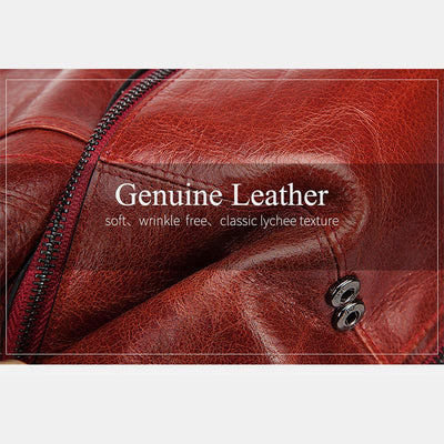 RFID Blocking Anti-theft Genuine Leather Wallet