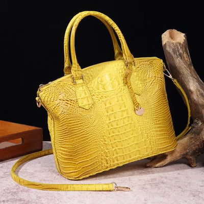 Tote For Women Daily Use Retro Crocodile Crossbody Bag