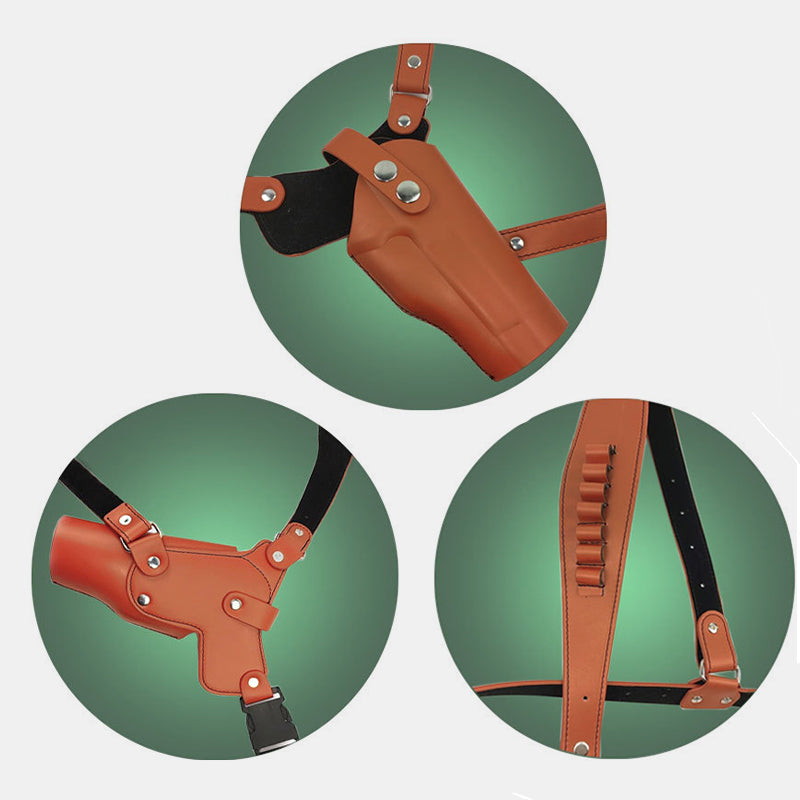 <Shipped within 24 hours> Genuine Leather Universal Holster Underarm Shoulder Holster