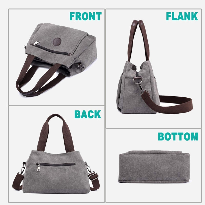 Limited Stock: High Capacity Multi-Pocket Crossbody Handbag