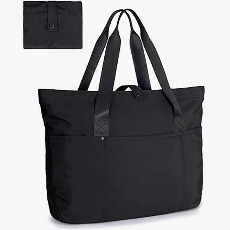 Women Gym Bag Foldable Minimalist Oxford Tote For Work Travel