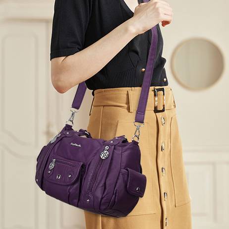 <Shipped within 24 hours> Multi-Pocket Travel Shoulder Bag Tote