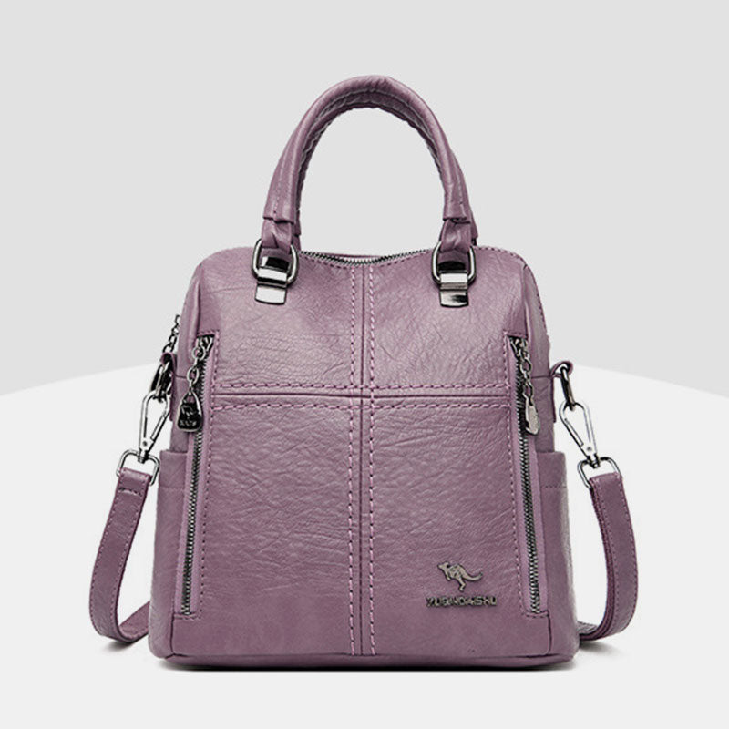 <Shipped within 24 hours> Large Capacity Elegant Crossbody Bag Convertible Backpack