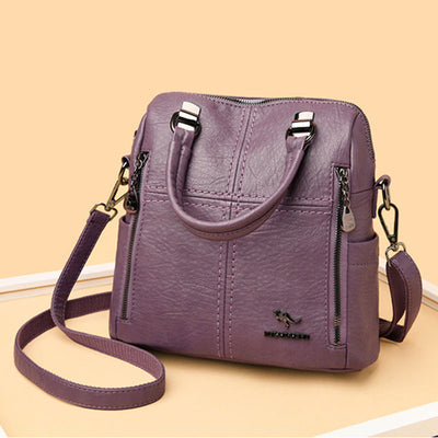 <Shipped within 24 hours> Large Capacity Elegant Crossbody Bag Convertible Backpack