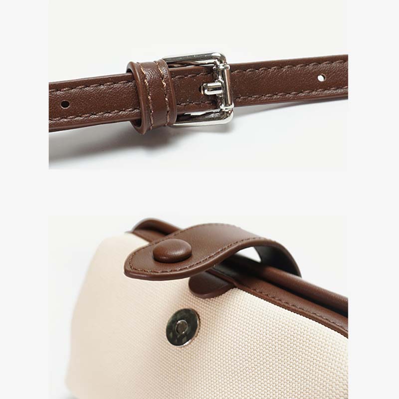 <Shipped within 24 hours> Buckle Closure Leather Purse For Women