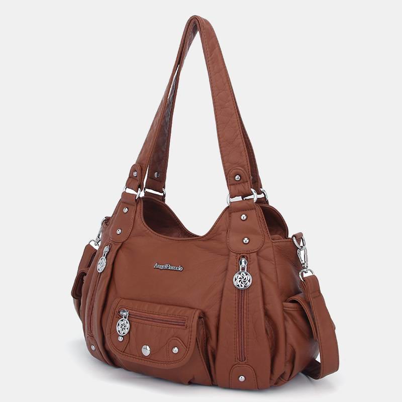 Multi-Pocket Travel Messenger Shoulder Bag