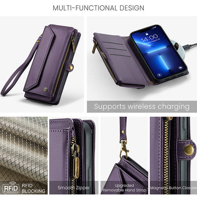 Cellphone Bag Wallet for iPhone RFID Blocking Crossbody Purses Clutch