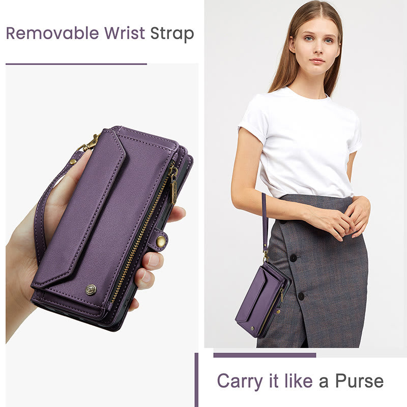 Cellphone Bag Wallet for iPhone RFID Blocking Crossbody Purses Clutch