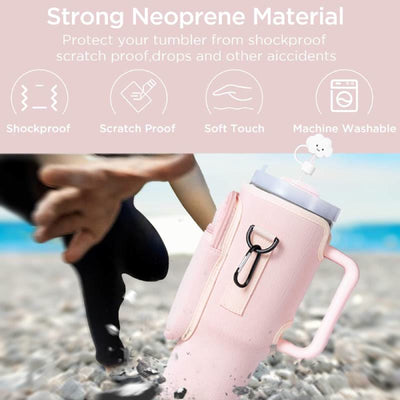 Portable Travel Storage Bag Compatible Bottle Phone Pocket Crossbody Bag