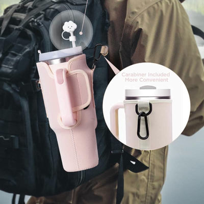 Portable Travel Storage Bag Compatible Bottle Phone Pocket Crossbody Bag