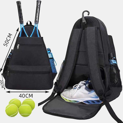 Padel Tennis Backpack Men Women Two Rackets Sports Bag