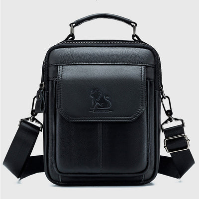 Large Capacity Genuine Leather Crossbody Bag