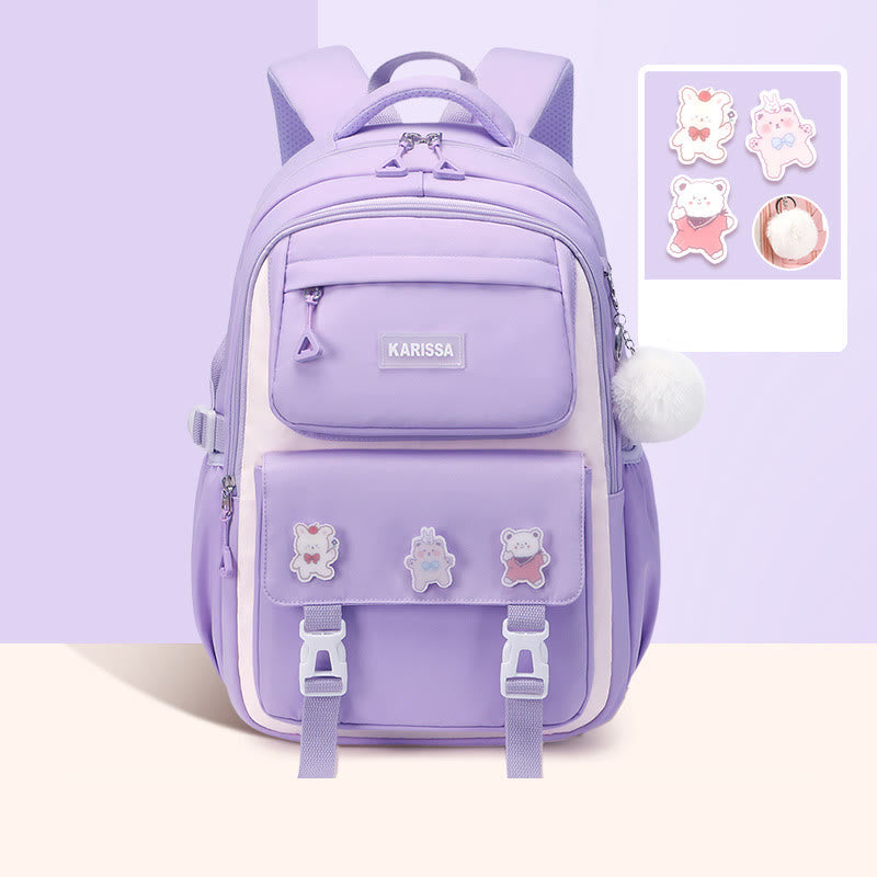 Backpack For Women Cute Accessory Water Resistant Durable Schoolbag