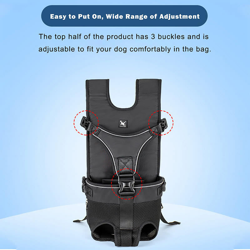 Pet Carrier Backpack Hand-Free Buckle Dog Cat Shoulder Carry Bag Purse