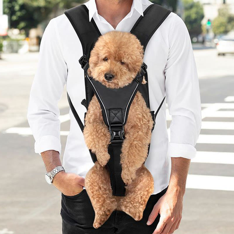 Pet Carrier Backpack Hand-Free Buckle Dog Cat Shoulder Carry Bag Purse