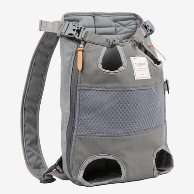 Breathable Canvas Pet Carrier Front Backpack Legs Out Easy-Fits Dog Carrier