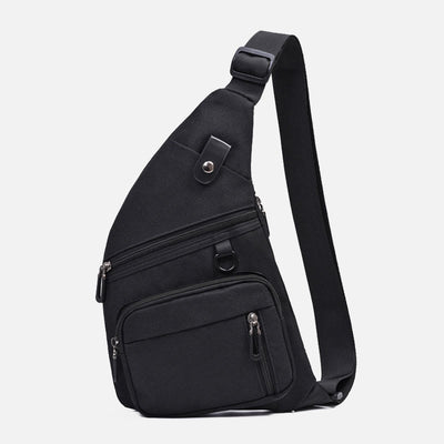 Anti-theft Multi-Pocket Sling Bag Lightweight Travel Underarm Bag