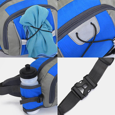 Outdoors Hiking Camping Sports Waist Bag Daypack with Crossbody Strap