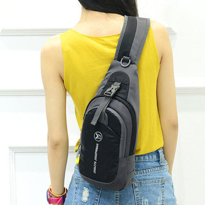 Trendy Hiking Sports Sling Bag Shoulder Backpack Crossbody Chest Bag