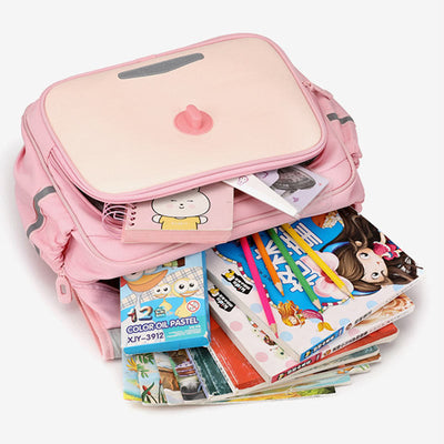 Cute Kids Backpack School Bookbag for Boys Girls Elementary School Bag