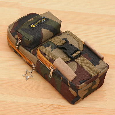 Tactical Large Capacity Pen Pouch Camo Zip Pen Organizer