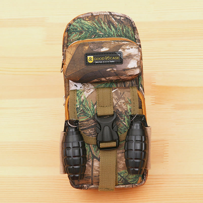 Tactical Large Capacity Pen Pouch Camo Zip Pen Organizer