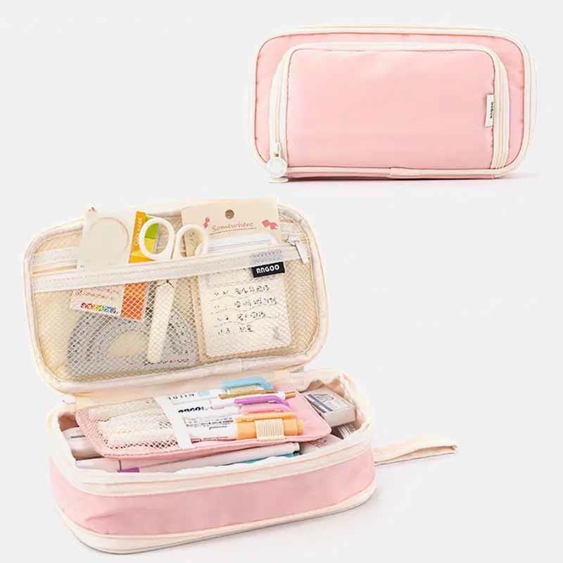 Kawaii Stationery Storage Pouch Pencil Case with Hanging Strap