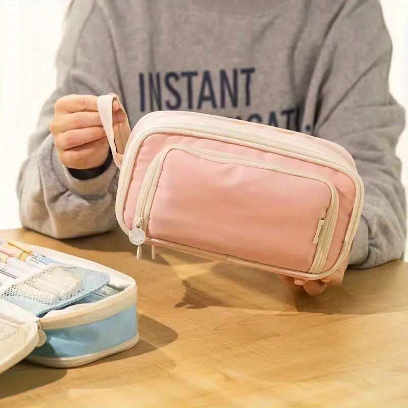 Kawaii Stationery Storage Pouch Pencil Case with Hanging Strap