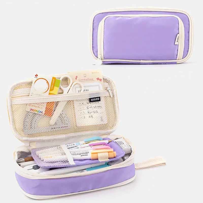 Kawaii Stationery Storage Pouch Pencil Case with Hanging Strap