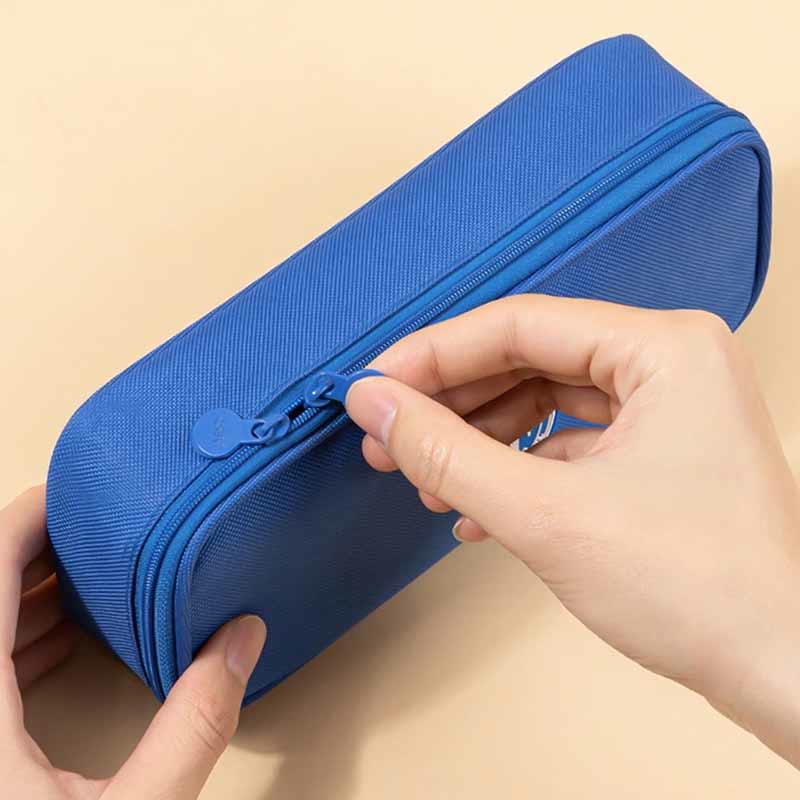 Large Aesthetic Zipper Pencil Case Pen Pouch for School Teen Girl Boy