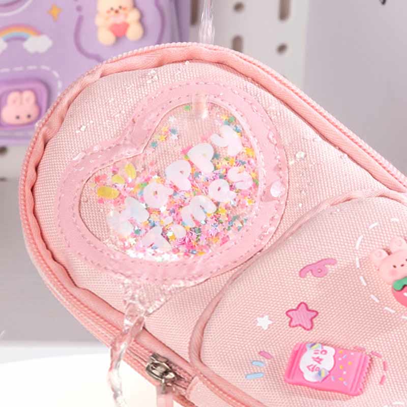 Cute Mini Backpack Pen Pouch Stationery Storage for Girls Teens